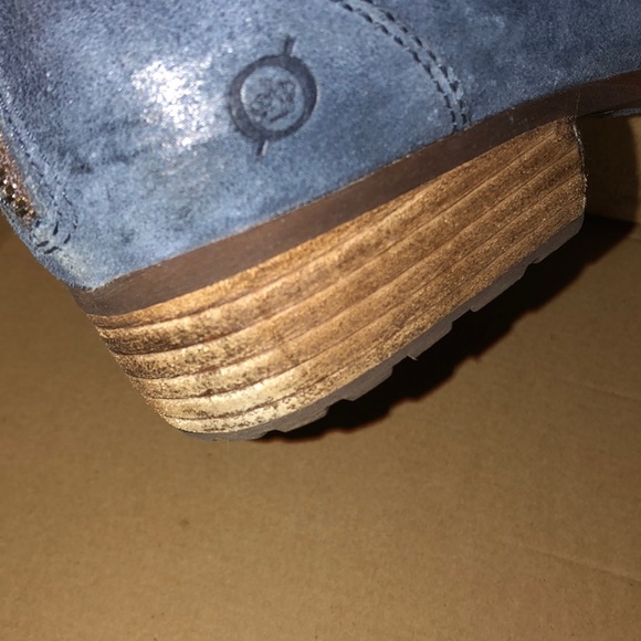 BORN Sylvia Blue Ankle Boots - Picture 5 of 5